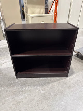 Wooden 2-High Bookcase