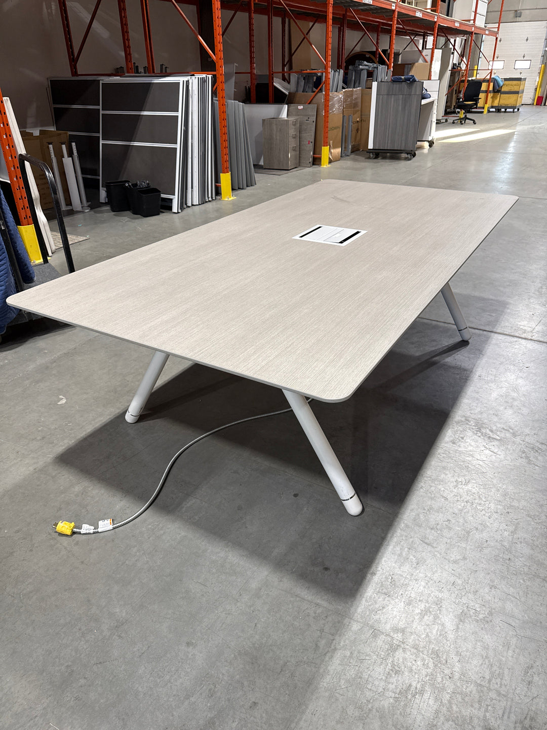 8’ Rectangle Boardroom Table w/Electrical