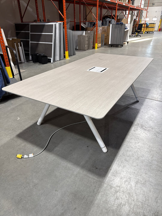 8’ Rectangle Boardroom Table w/Electrical