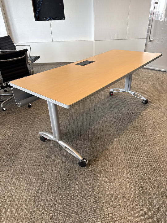 6' Mobile Flip Top Training Table