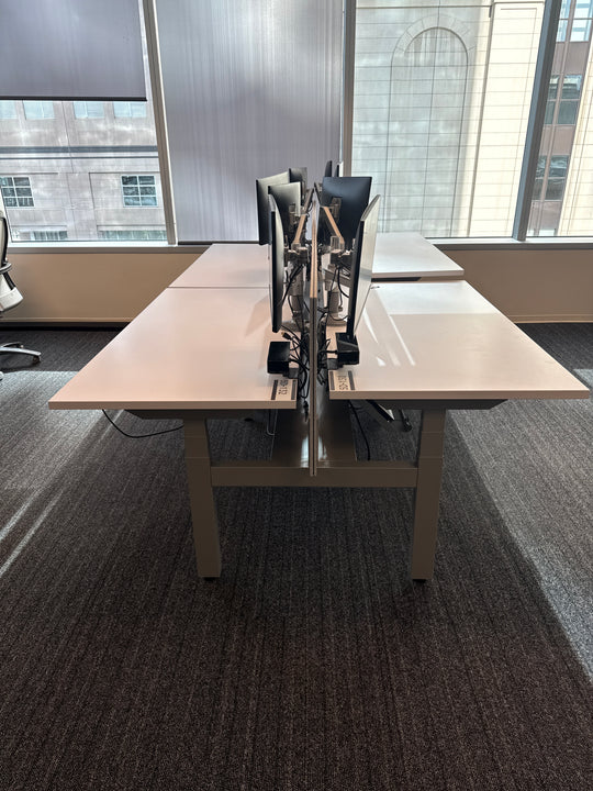 Knoll 4-Pod Sit Stand Workstation