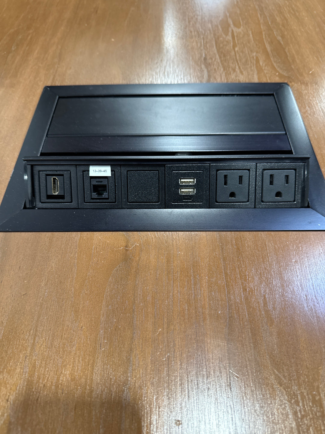 14’ Rectangle Boardroom Table w/Electrical