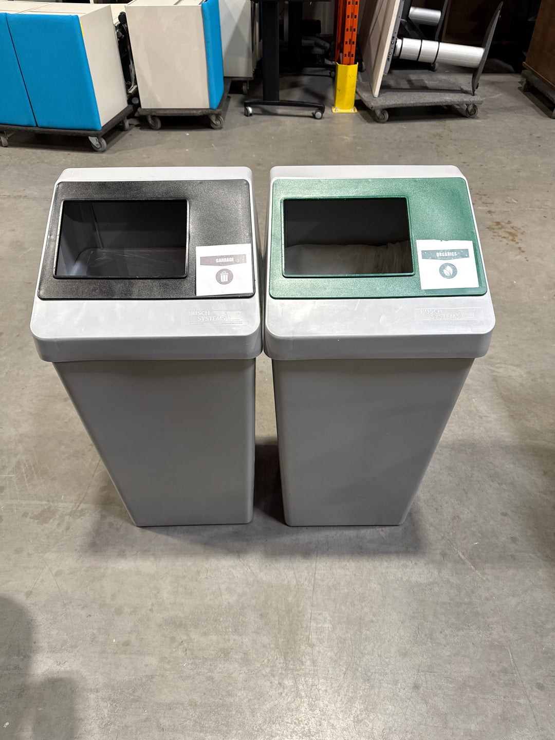 Garbage and Organics Bins Set