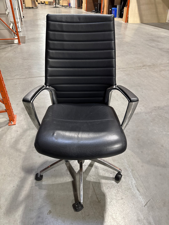 Leather Highback Meeting Chair