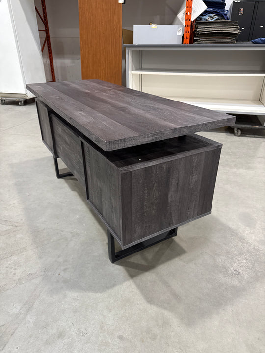 5’ Straight Desk w/BB and File Drawer