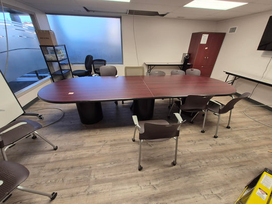 12' Racetrack Boardroom Table