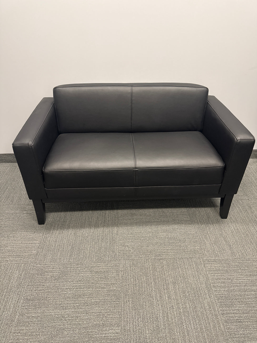 Leather Loveseat