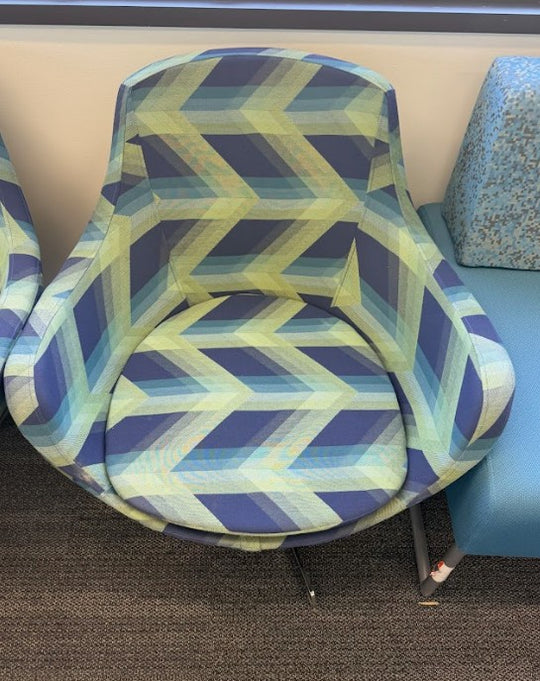 Fabric Swivel Lounge Chair
