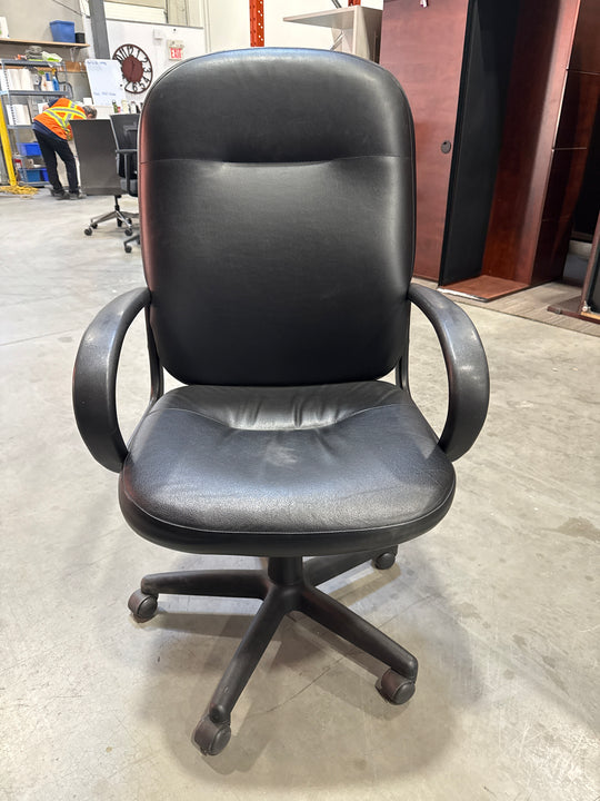 Faux Leather Meeting Chair