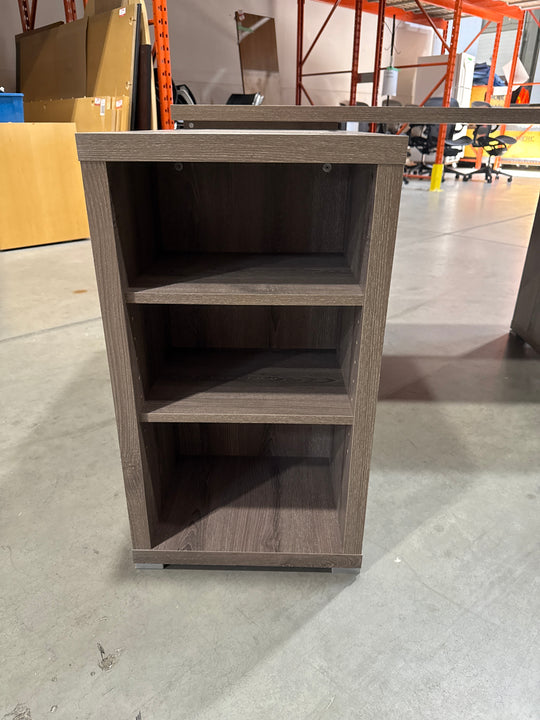 L-Shape Desk w/BBF Ped and Bookcases