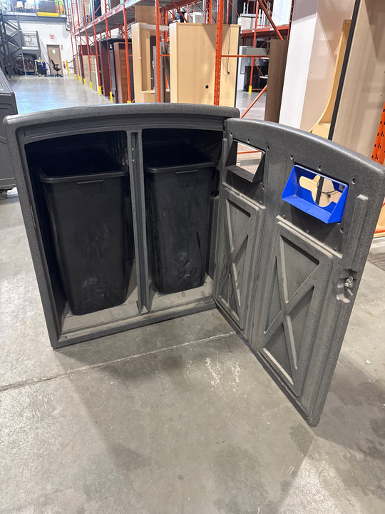 Garbage and Recycling Receptacle