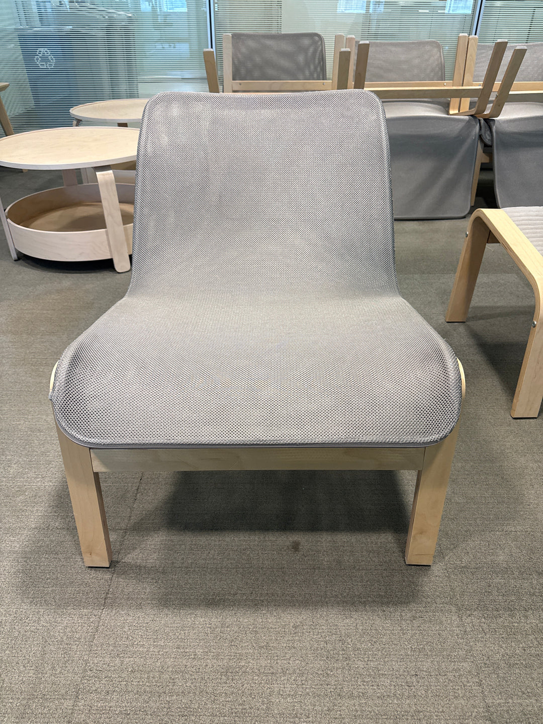 Mesh Fabric Lounge Chair