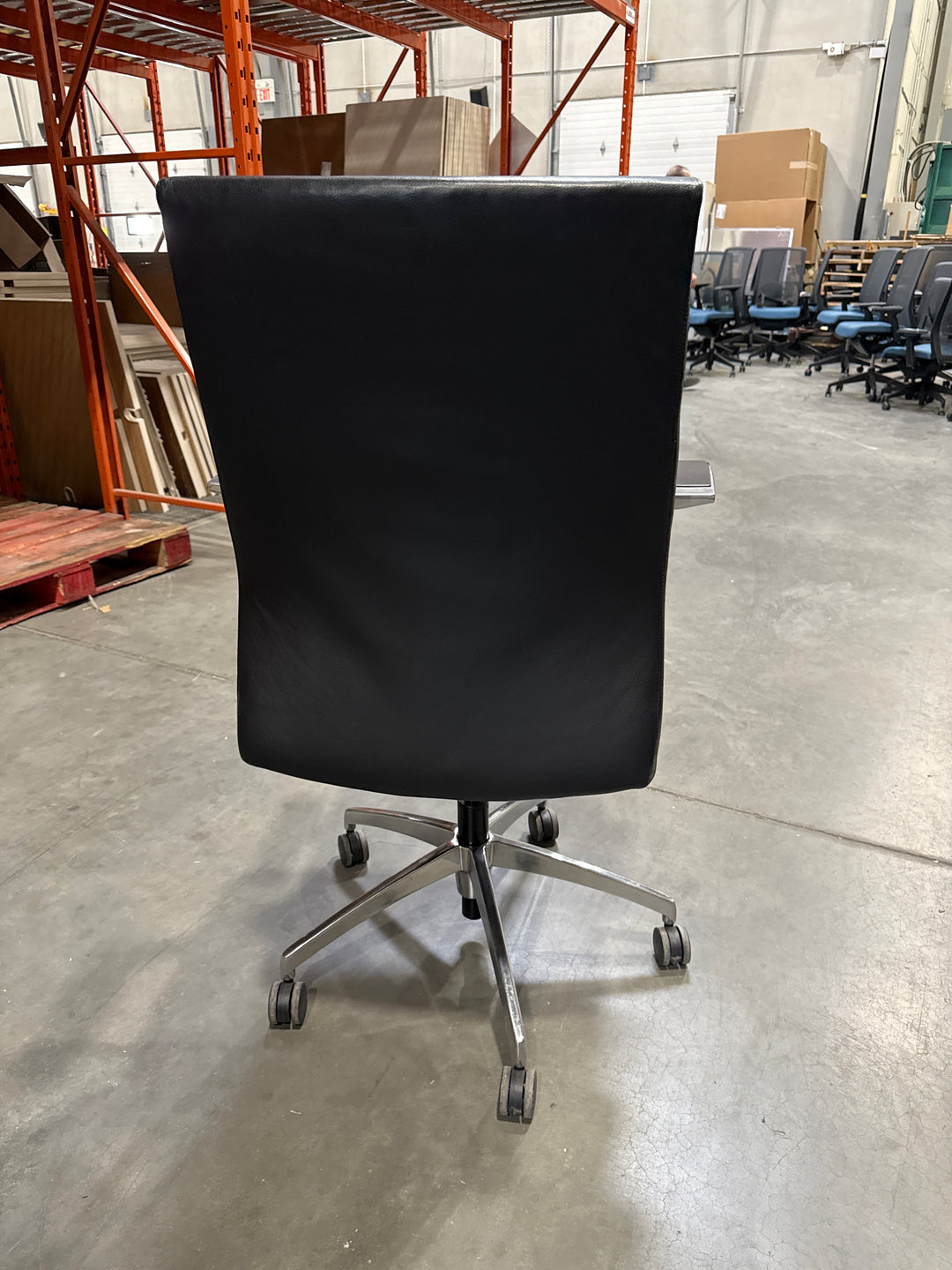 Leather High Back Meeting Chair