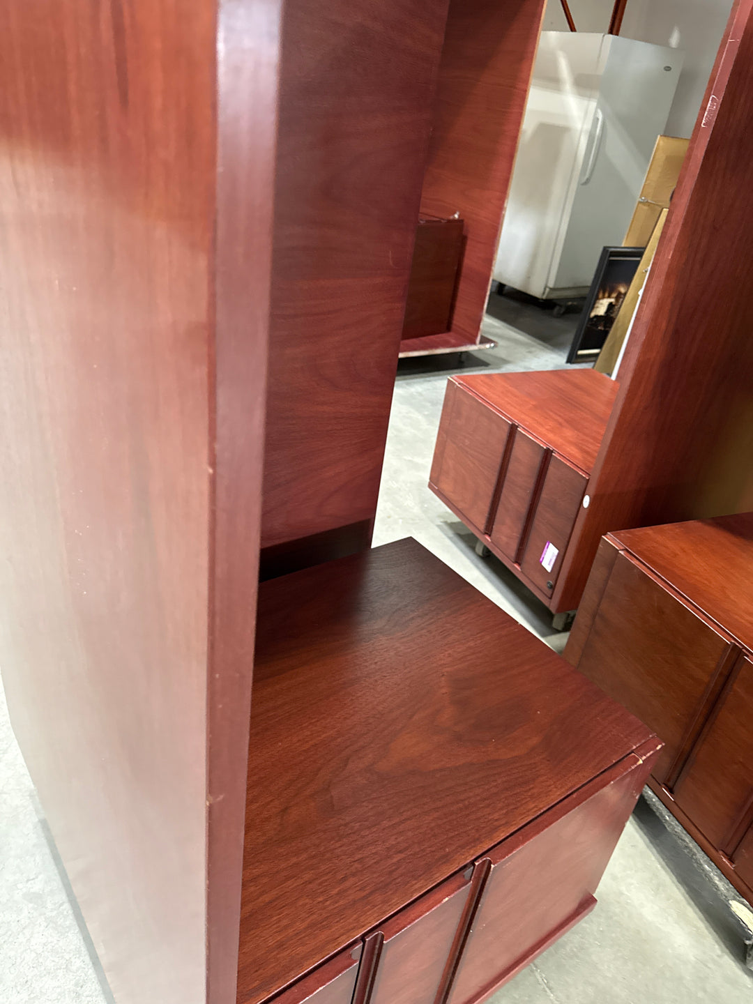 6' Straight Desk w/BBF Ped