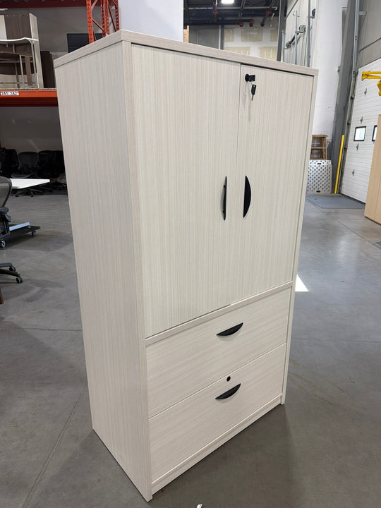 Wooden 2 Door 2 Drawer Combo Cabinet
