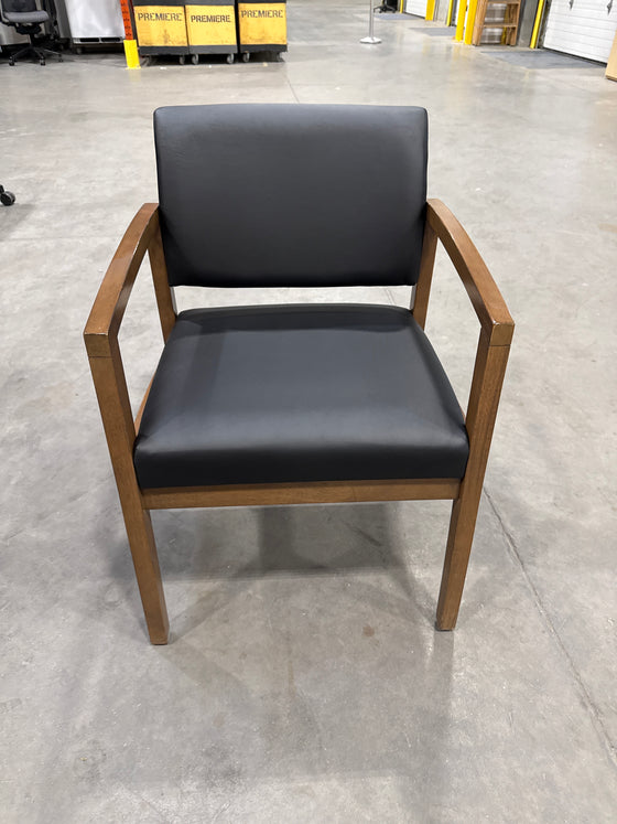 Wood/Leather Guest Chair