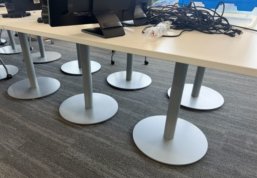 Rectangle Table w/Pedestal Bases