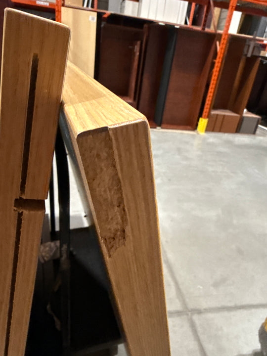 12' Rectangle Boardroom Table w/Electrical (Damaged)
