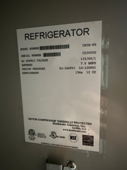 Hoshizaki Commercial Refrigerator