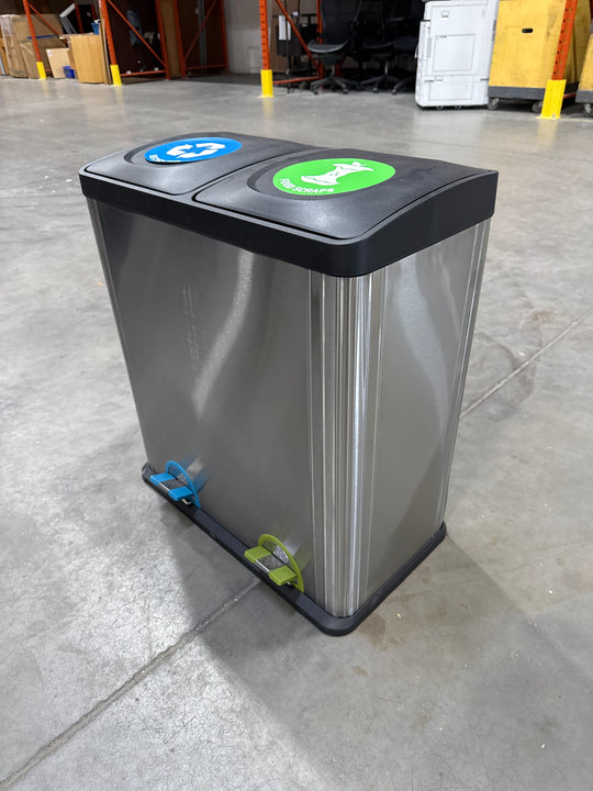 Metal Recycling/Food Scraps Bin