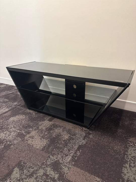 Glass Top Media Shelf