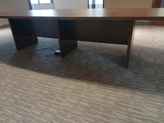 12' Boatshape Boardroom Table