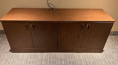 Wooden 4-Door Credenza