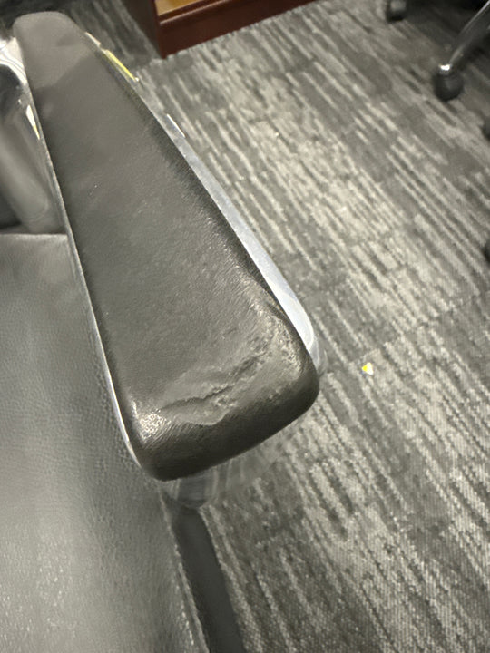 Global Leather Meeting Chair