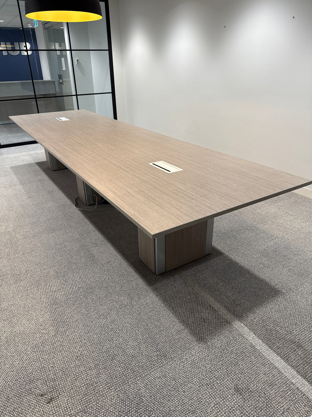Artopex 14' Rectangle Boardroom Table w/Electrical