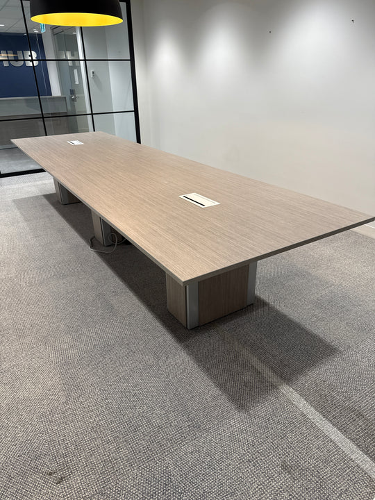 Artopex 14' Rectangle Boardroom Table w/Electrical