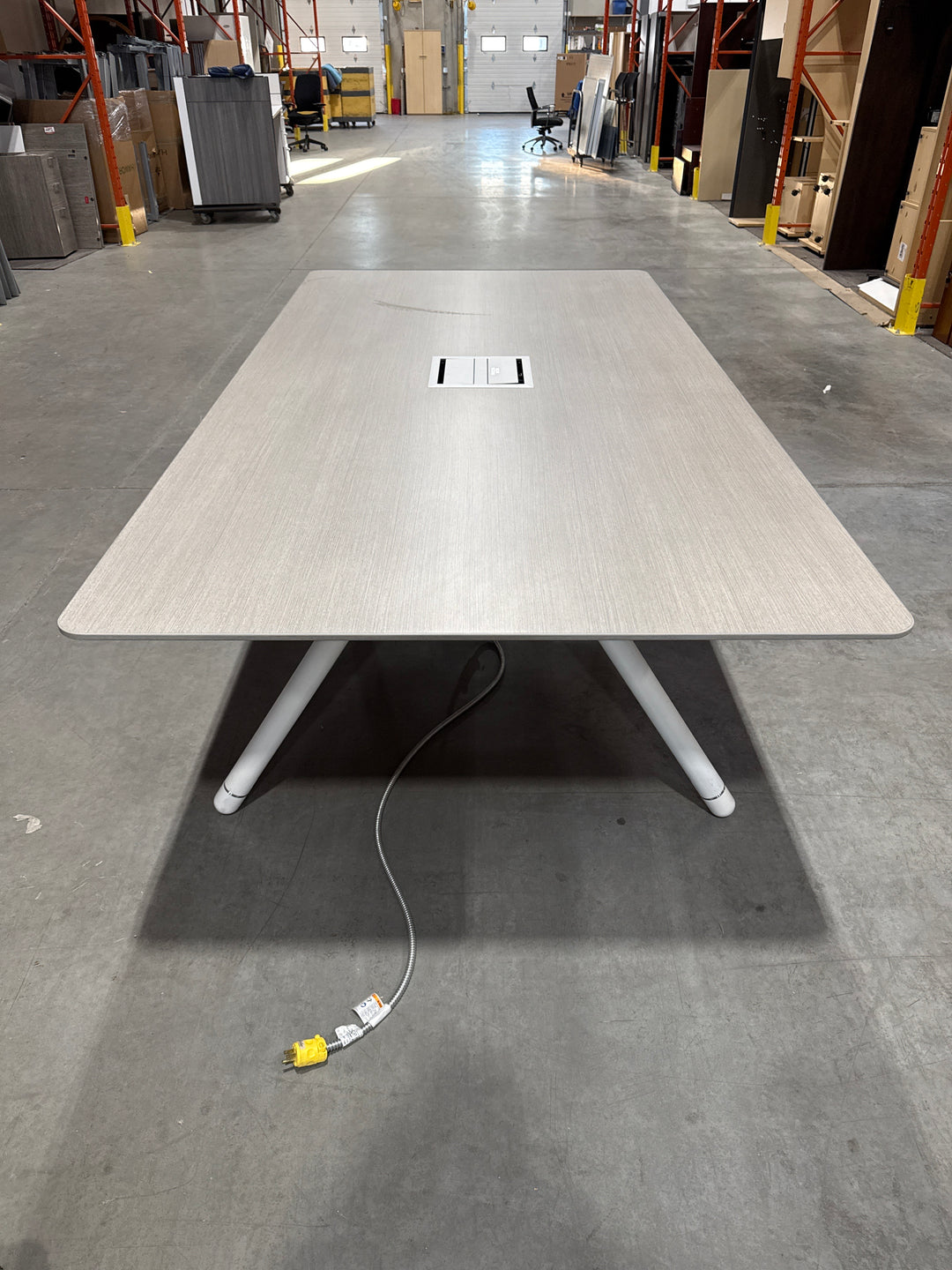 8’ Rectangle Boardroom Table w/Electrical