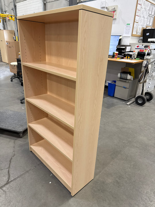 Wooden 4-High Bookcase