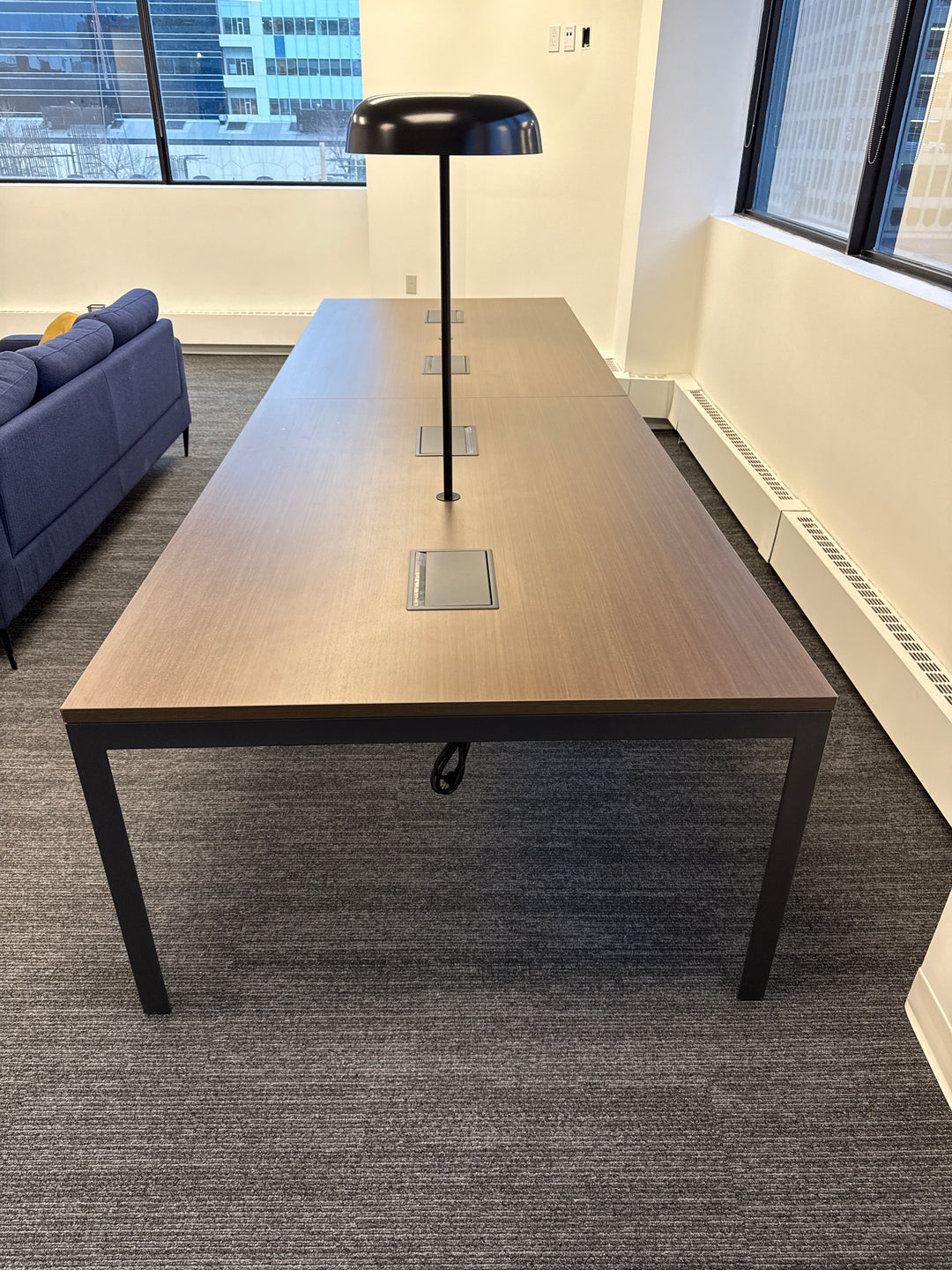 12' Rectangle Boardroom Table w/Electrical