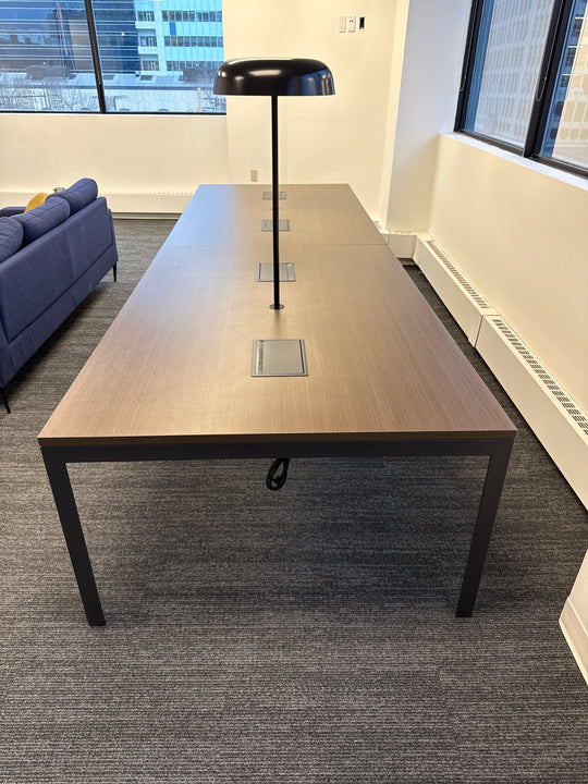 12' Rectangle Boardroom Table w/Electrical