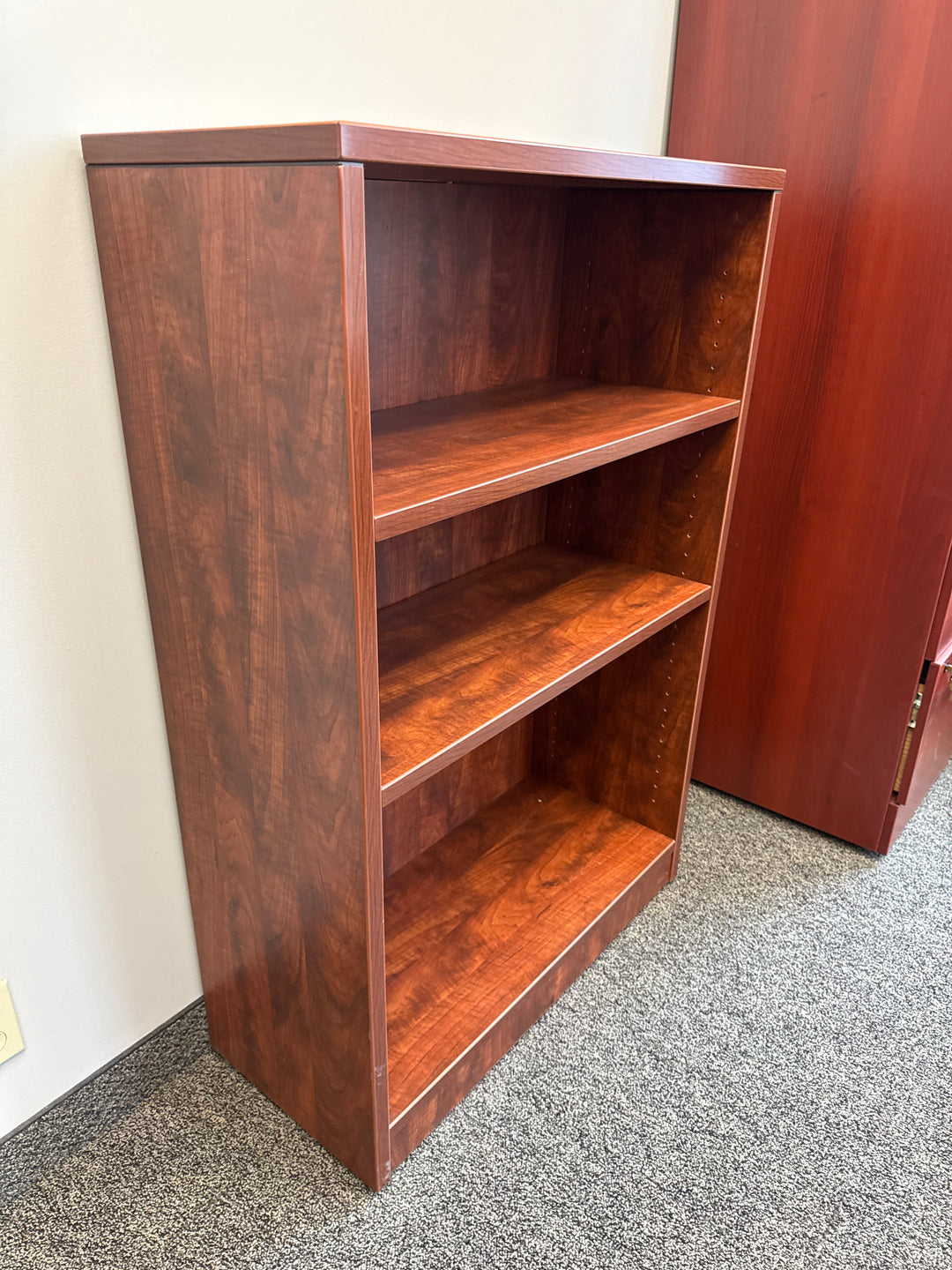 Wooden 3-High Bookcase