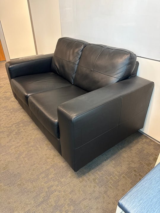 Leather Loveseat