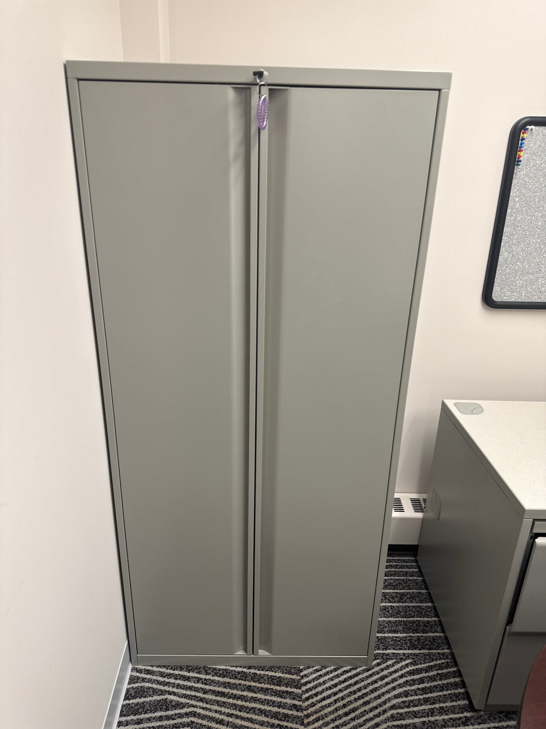 Teknion Metal 5-High Closed Storage Cabinet