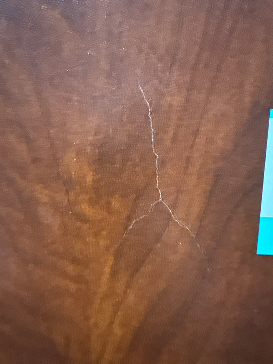 L-Shape Desk w/Hutch, BBF and FF Ped (Hutch on Desk) (Cracked Surface)