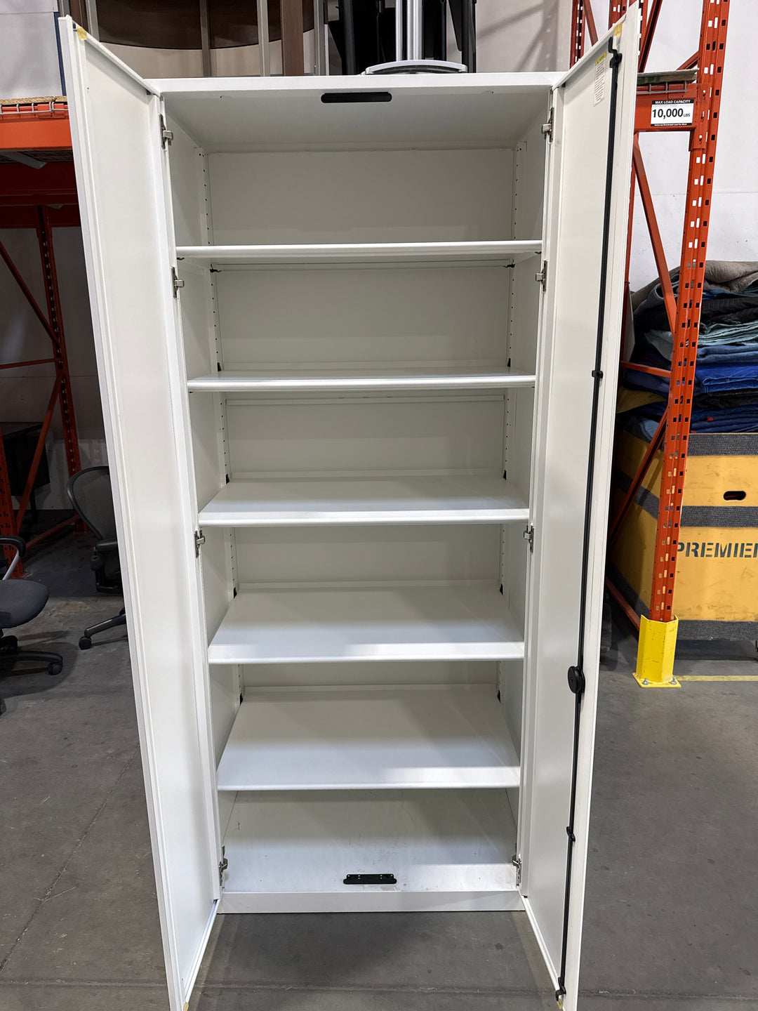 Metal 6-High 2-Door Cabinet