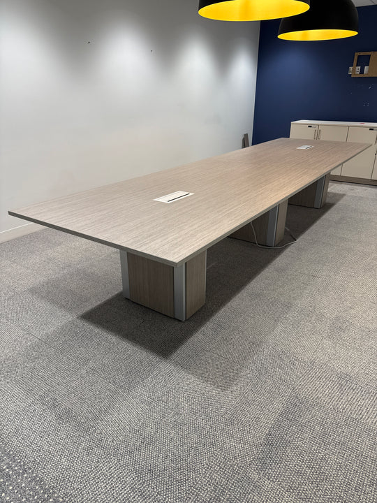 Artopex 14' Rectangle Boardroom Table w/Electrical