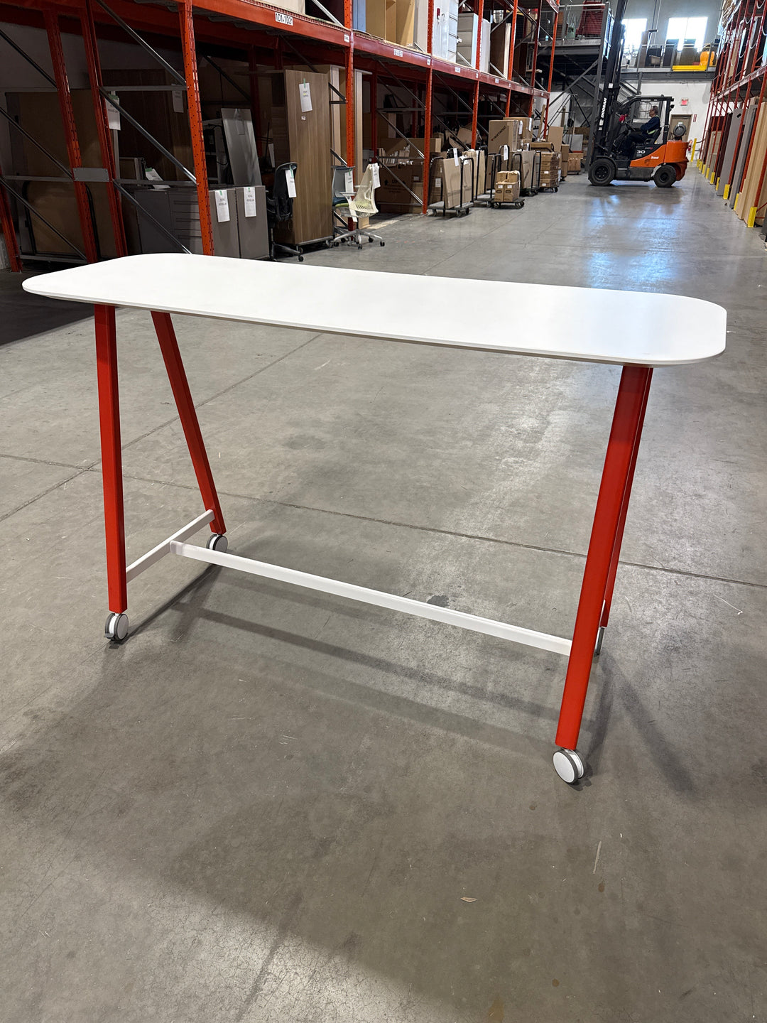 Haworth Mobile Bar Height Table