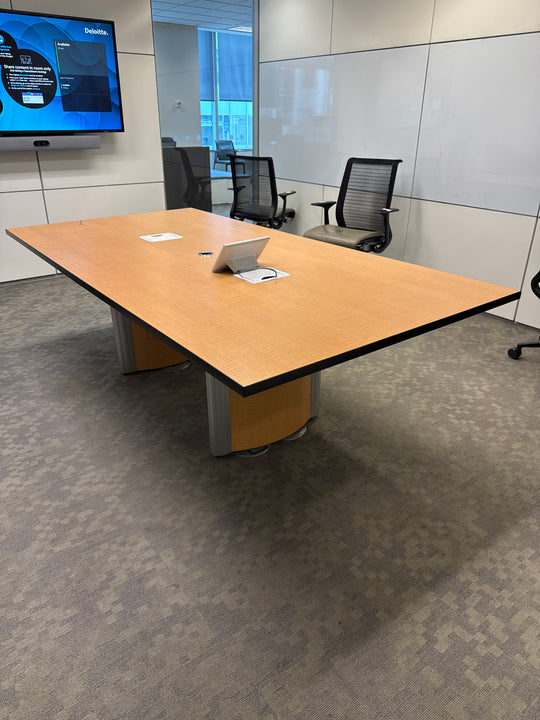 8’ Rectangle Boardroom Table w/Electrical
