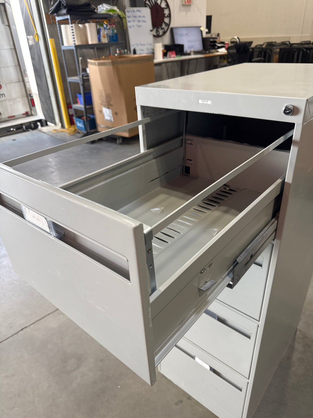 Metal 4-High Vertical File Cabinet
