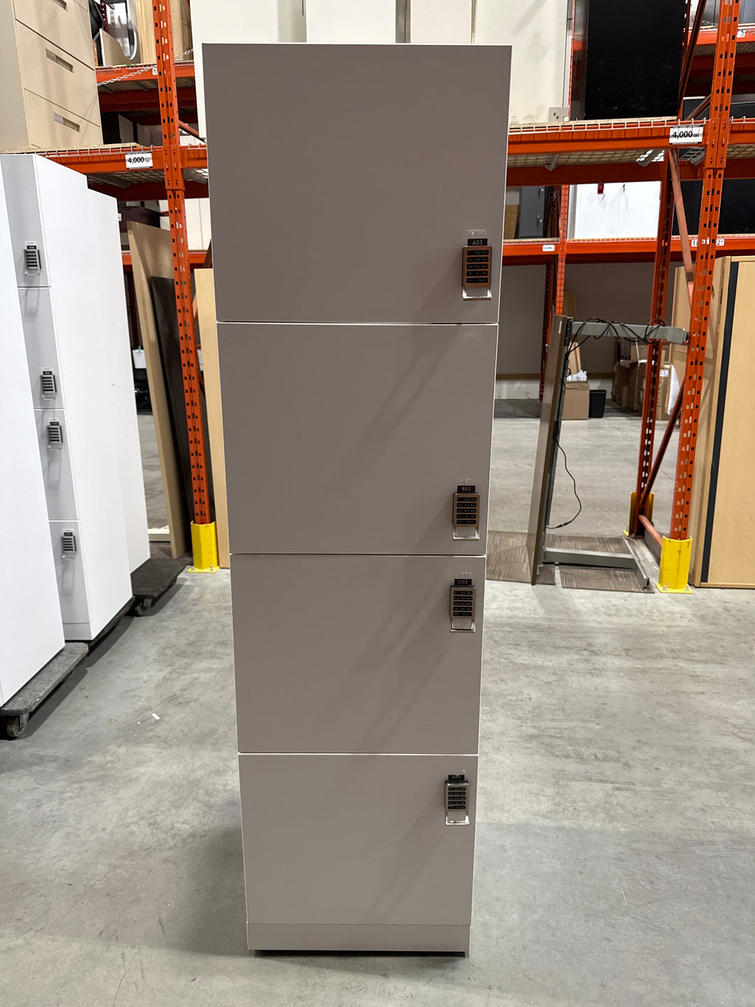 Wooden Locker (Bank of 4)