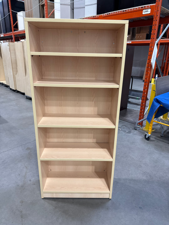 Wooden 5-High Bookcase