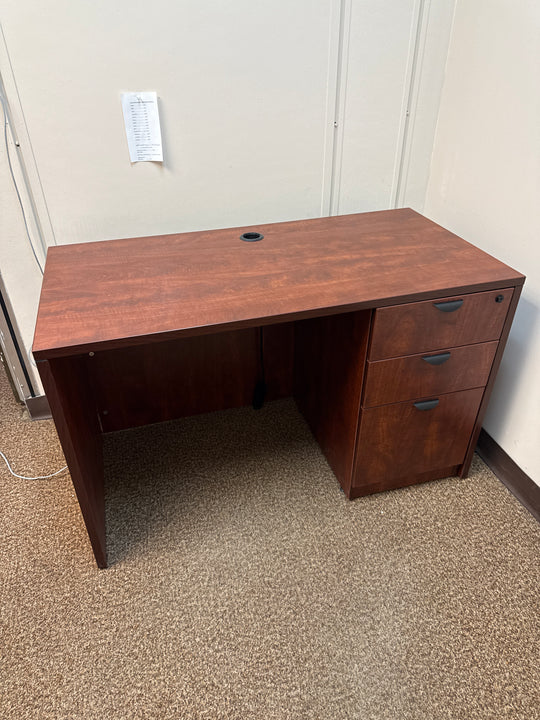 Straight Desk w/BBF Ped