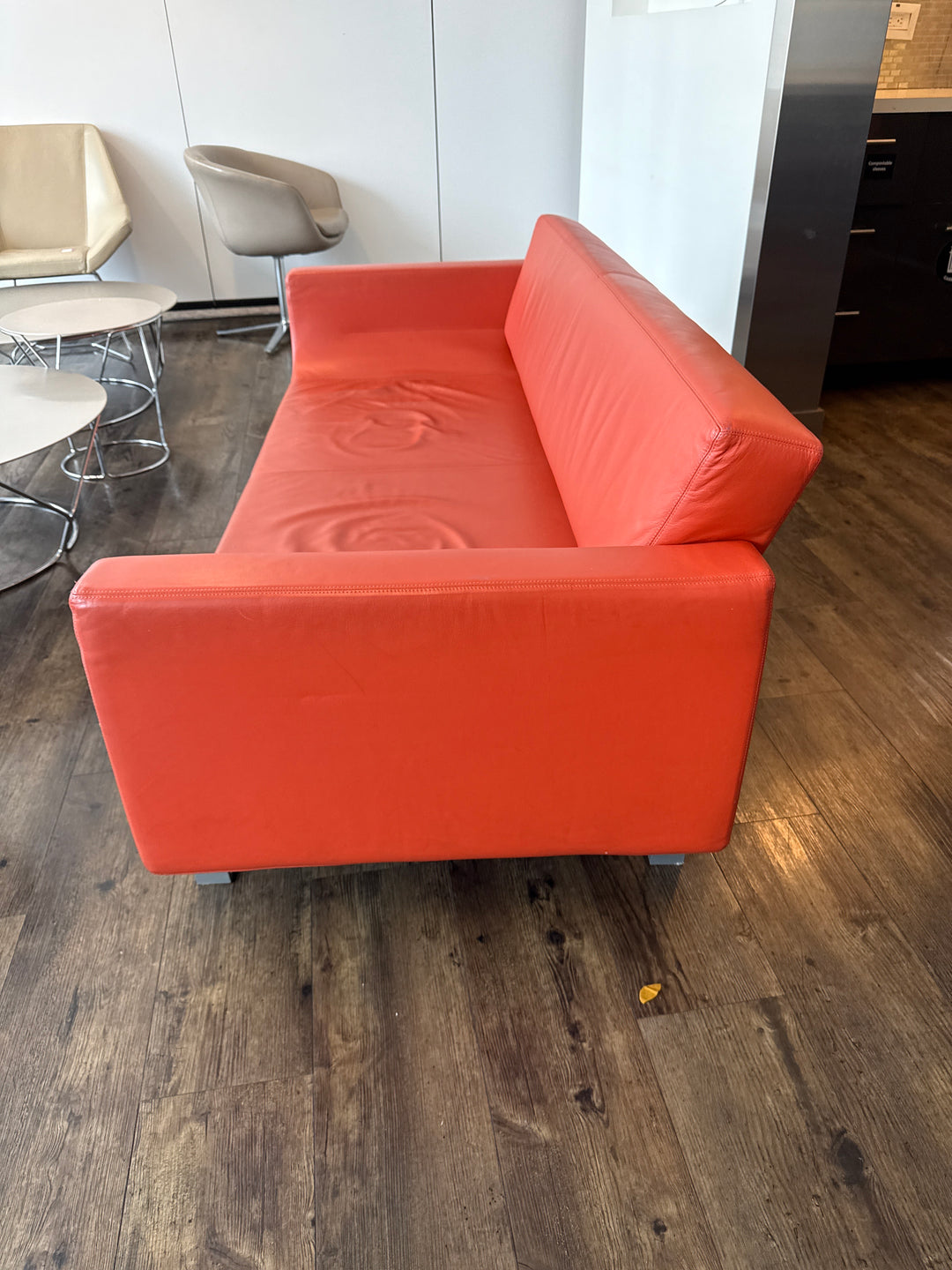 Leather Loveseat