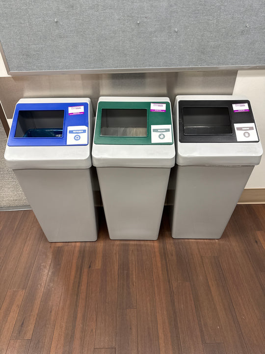Garbage, Recycling and Organics Bin Set