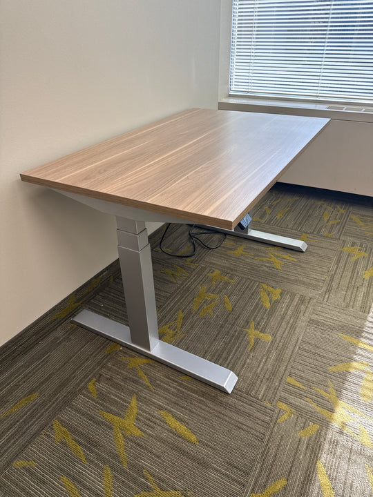 4’ Steelcase Electronic Sit Stand Desk