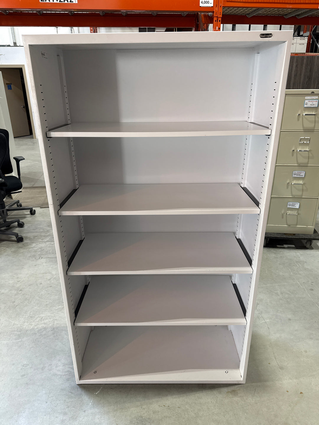 Global Boulevard 5-High Metal Bookcases